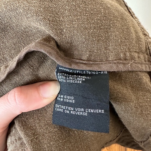 Brown Ruffled Women's Jacket - Picture 7 of 7